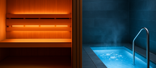 Infrared Sauna and Cold Plunge Combo